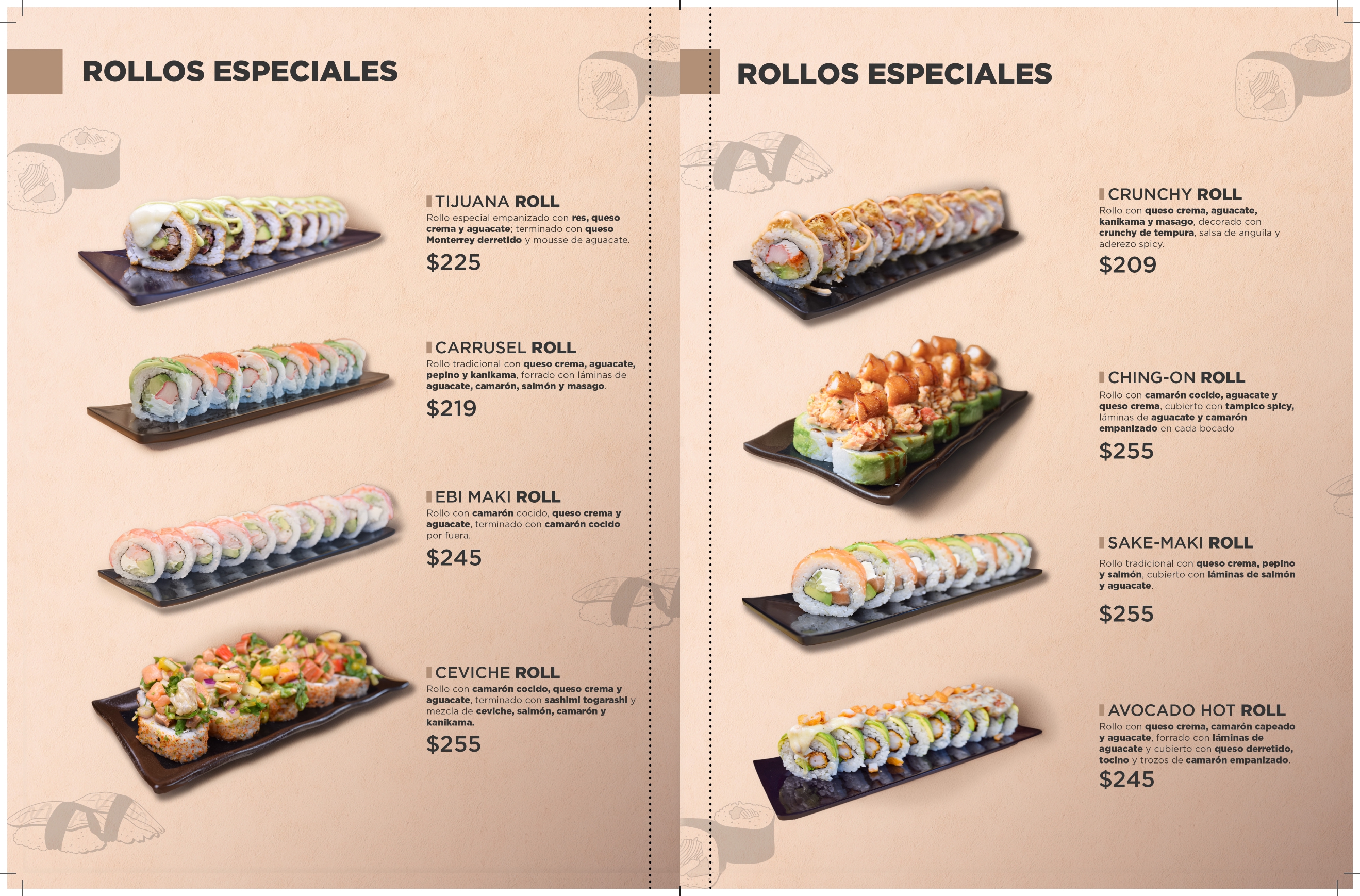 Menú La Postal página 5