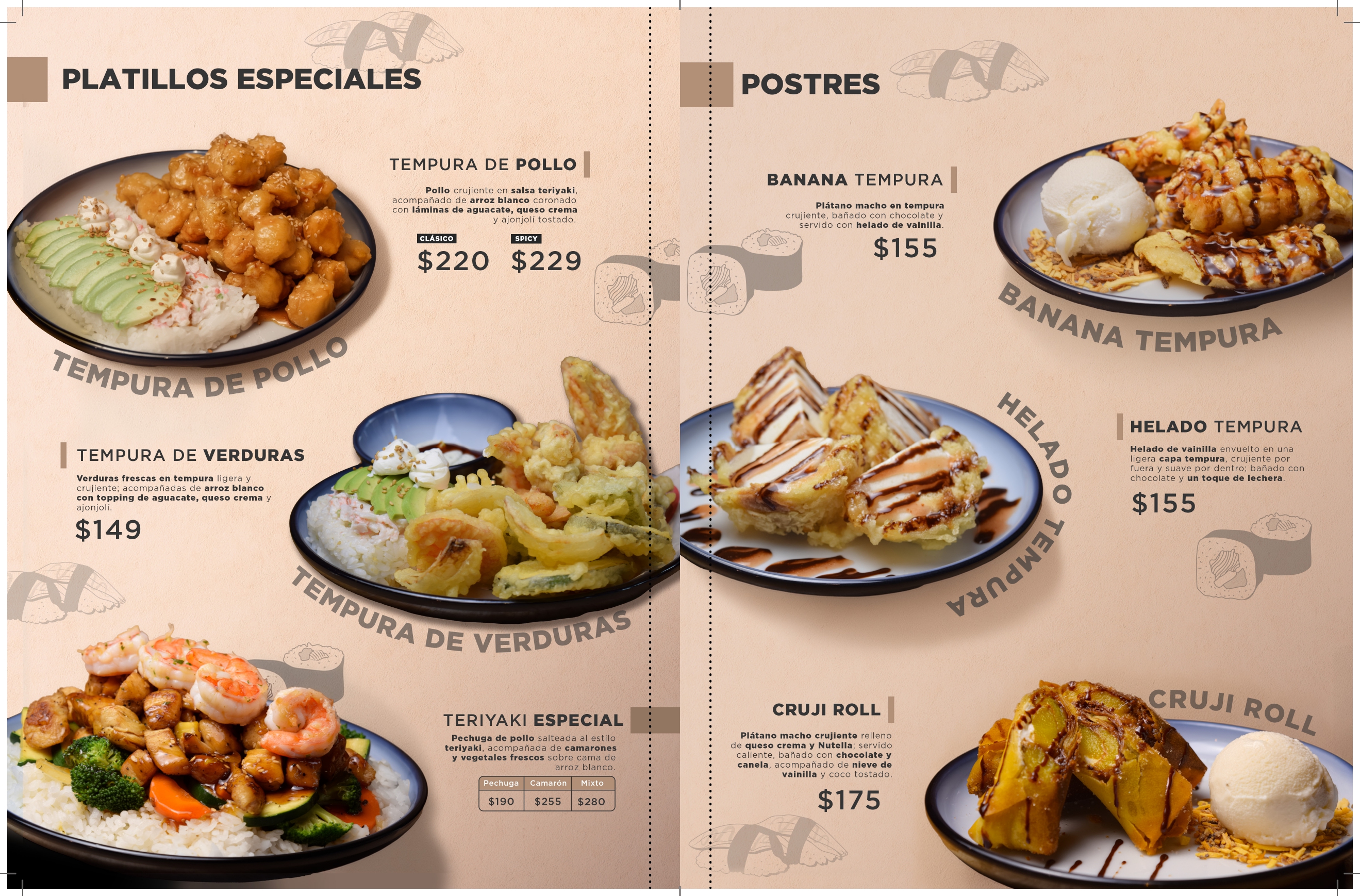 Menú La Postal página 7